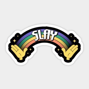 Slay – Cute Rainbow Confidence Design Sticker